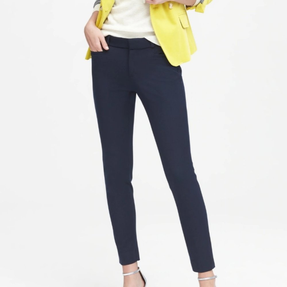 Navy blue Banana Republic Low waist pants size 8
